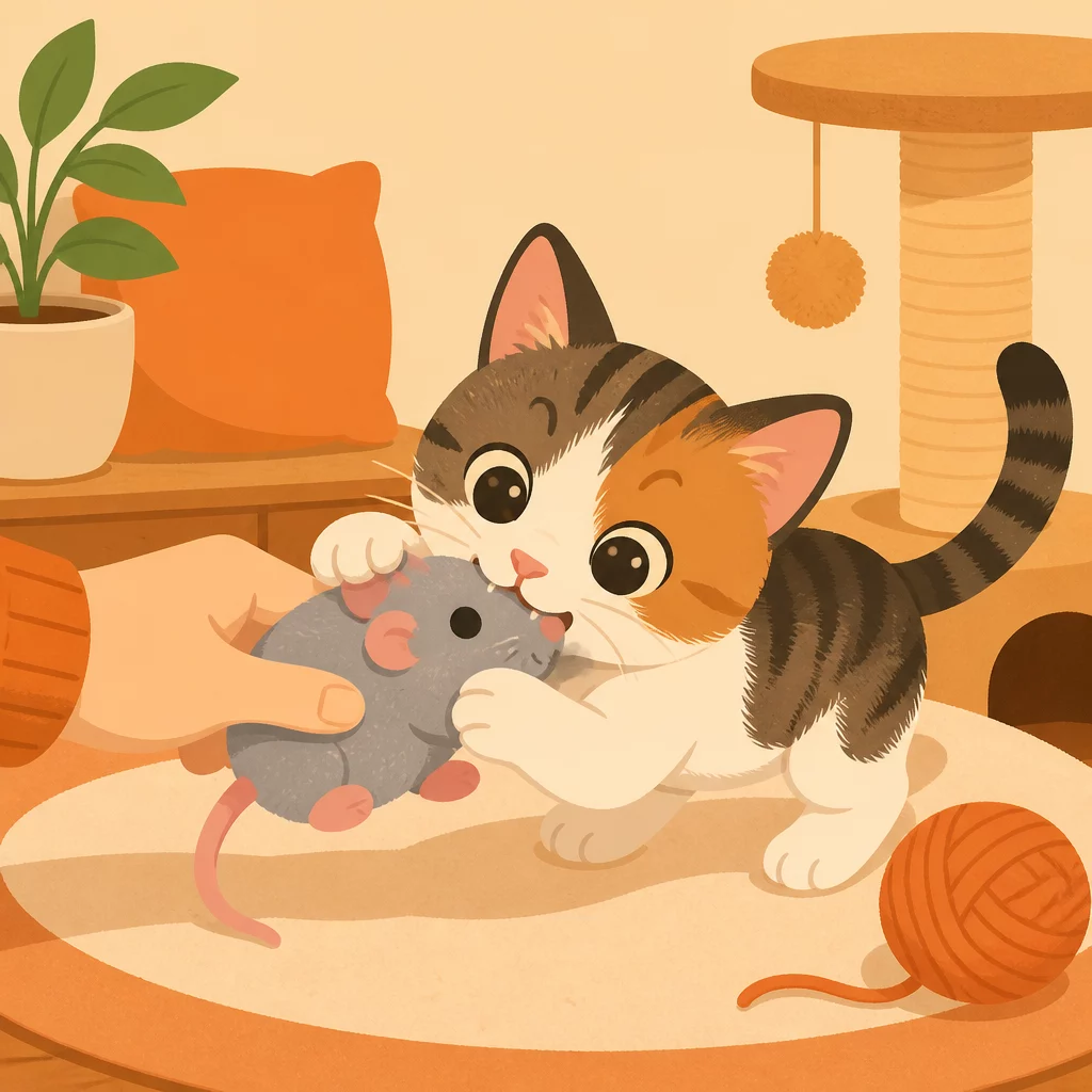 Котёнок кусается и царапается: как реагировать
